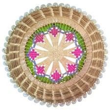 VTG Marshall Islands Woven Basket Tray 12