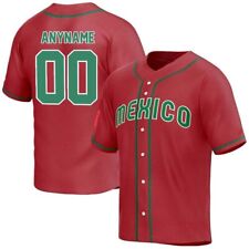2023 World Baseball Jersey Mexico Baseball Team Jersey Custom Name & Number NEW picture