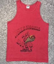 🔥ORIGINAL HELL’S ANGELS MOTORCYCLE CLUB SHIRT - VINTAGE 1991 - DAGO 25 YEARS🔥 picture