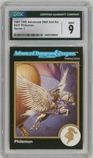 RARE 2 CGC 9 MINT Gold Border 1991 AD&D TSR Clyde Caldwell Art Card #247 WARRIOR picture
