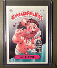 1986 VTG GPK Garbage Pail Kids - Series 4 - Hy Gene #161b - Wanted Back - NMT picture