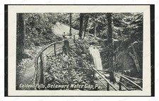 Delaware Water Gap Caldeno Falls Standard Postcard COPY RPPC picture