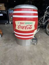 Vintage Be Really Refreshed Coca Cola Multiplex Barrel Soda Dispenser picture