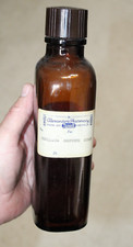 FORSYTH GA MEDICINE BOTTLE ALEXANDER'S PHARMACY 9'' AMBER picture