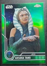 2023 Topps Chrome Star Wars Ahsoka Tano Green /99 picture