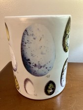 RARE Vintage Fabienne Jouvin Paris BIRD EGG Vase Wine Holder Crock TOZAI picture