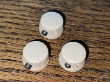 3pc. NOS  VINTAGE DAKA WARE RADIO HAM AUDIO GUITAR AMP POINTER KNOB 1/8 USA picture