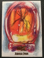 2026 Cryptozoic CZX Jurassic Park Amber Sketch 1/1 El Dosado picture