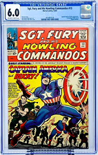 Sgt. Fury and His Howling Commandos #13 1964 CGC 6.0 JUST GRADED CLEAR CASE picture