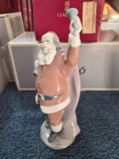 LLADRO 1998, JOLLY SANTA, 6500 RETIRED NEW IN BOX picture