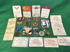 Vintage 1960s BSA Lot Eugene Preston Philly Patches Pins Sterling Silver Ring 6 picture