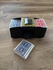Electric Card Shuffler 2 Deck Battery Operated for Poker Blackjack picture