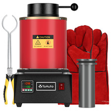 3KG Automatic Melting Furnace Digital Metal Gold Silver Smelter Jewelry 110V US picture