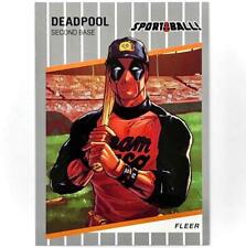 2019 Marvel Deadpool #SB4 Sport Ball 1989 Fleer Bill Billy Ripken F Face SP SSP picture