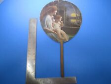 Vintage Scenic & Majestic Play Houses Complimentary Cardboard Fan L671 picture