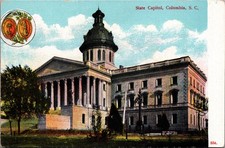 Columbia SC State Capitol Vintage Postcard C.E. Wheelook Divided Back 1910s picture