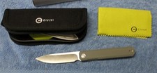 CIVIVI C2003A Exarch Folding Knife Gray G10 Handle Satin Finished D2 Blade NEW picture