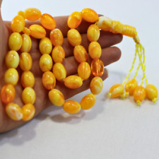Prayer 33 Beads Islamic Rosary Accesory Misbaha Pray HANDMADE New Beautiful Gift picture