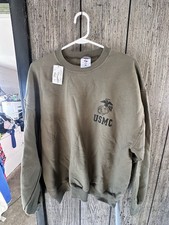 BRAND NEW USMC PT Sweatshirt  Marine Issue  Military  - LARGE - FAST SHIPPING picture