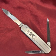 Vintage Ed Wusthof Pocket Knife Solingen Germany Berlin Bear Crest Multi Tool picture