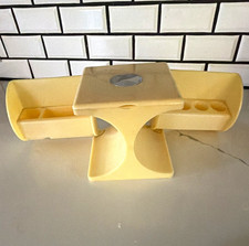 Vintage 1970s Space Age Plastic Makeup Cube Organizer Vanity Box UK Reg 972226 picture