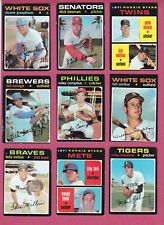 1971 Topps Baseball Cards, VG to EX+ commons and team cards to complete your set picture