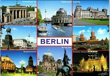 Berlin the Capitol of Germany Multiview Postcard picture
