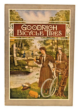 ORIGINAL 1909-1910 GOODRICH BICYCLE TIRES CATALOG B.F. GOODRICH CO. AKRON, OHIO picture