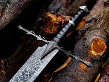 Hand-Forged RingWraith Nazgul Sword – Fantasy Medieval Sword with Scabbard picture