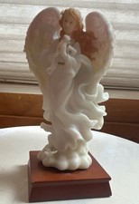 VTG Seraphim Classics Memorial Angel Figurine 'In God's Care' Ceramic Christian picture