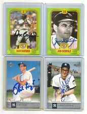 2004-04 baltimore ORIOLES lottery CARD LOT jim GENTILE #36 & don BUFORD #6 auto picture