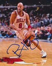 RON HARPER SIGNED CHICAGO BULLS 8X10 PHOTO 2 picture
