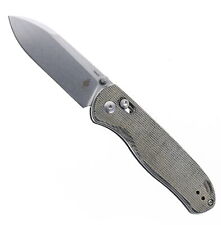 Kizer Drop Bear Folding Knife Gray Micarta Handle 154CM Plain Edge V3619C3 picture
