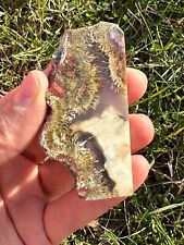 Amazing Slab Plume Agate, High Quality Polished, 100% Natural Mineral, 235 Carat picture