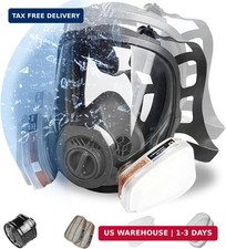 Full Face Gas Mask, Gas Masks Survival Nuclear and Chemical with 40mm Activated picture