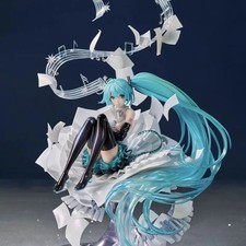 35CM Hatsune Miku PVC Anime Figure Beautiful Girl Collectible Statue Model Toy G picture