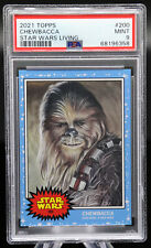 2021 Topps Star Wars Living CHEWBACCA #200 A New Hope SP PSA 9 Mint ✨ 🎬 picture