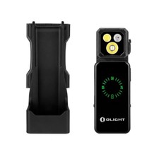 OLIGHT Oclip 2 Ultra EDC Rechargeable Flashlight Clip Light, Charging Black picture