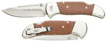 Browning Guide Series Lockback Folding Knife 14V28N Steel Blade Micarta Handle picture