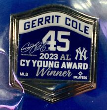 NY YANKEES GERRIT COLE PIN CY YOUNG AWARD WINNER 2023 MLB BASEBALL picture