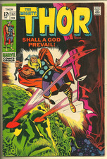 The Mighty Thor #161 VF (1969) Origin of Galactus vs. Ego the Living Planet picture