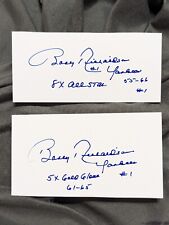 BOGO BOBBY RICHARDSON AUTOGRAPHS NEW YORK YANKEES w Awesome Inscriptions picture