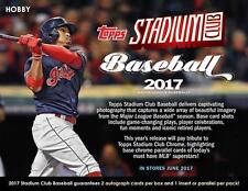 2017 Topps Stadium Club Baseball - PICK YOUR CARD - COMPLETE YOUR SET 1-300 RC  picture