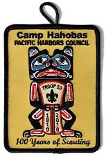 Camp Hahobas 2010 patch - BSA 100th ANN - Troop 10 Pacific Harbors Council picture