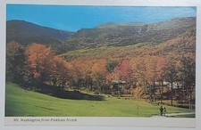 Postcard Mt Washington From Pinkham Notch Fall Autumn Trees Route 16 NH USA A1 picture
