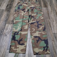 US Military Army Woodland BDU Cargo Trousers/Pants Medium Regular 1990s 90s picture