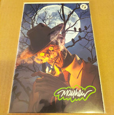 COLOR SIGNED Absolute Batman #21 Mike Mayhew Excl LTD 1000 Virgin Variant w/COA picture