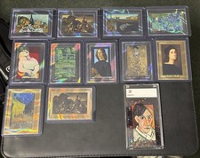 2021 Pieces Of The Past Art Cards - Base, /100 And 1/1 - 12 Cards picture