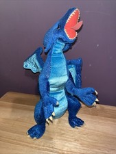 Universal Studios Dueling Dragons Rollercoaster Ride Ice Blue Dragon Plush picture