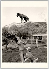 Patrick Swayze Bruce Weber Photo Postcard 1985 Hollywood Dogs Fotofolio picture